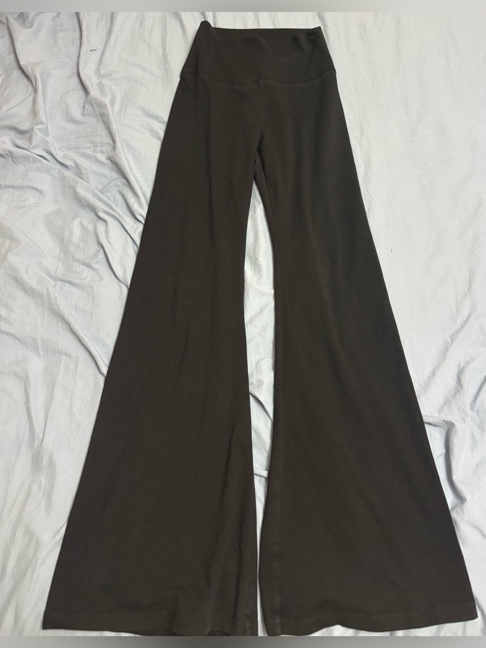 aerie Black High-Rise Wide-Leg Pants